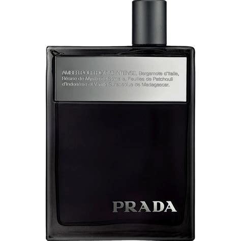 fragrantica prada amber pour homme intense|amber pour homme intense.